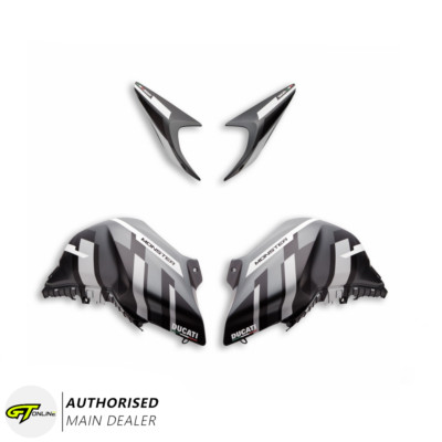 Ducati Monster 937 21-2025 GP Customization Verkleidung Body Panel Set Schwarz Original