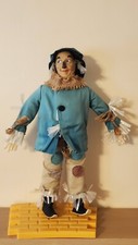 1987 Presents Wizard of Oz Scarecrow Toy Doll with Stand, No Tag
