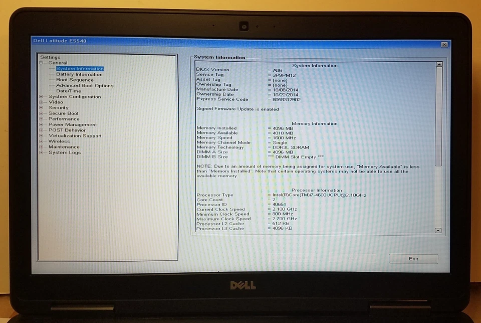 NEW - Original Dell Latitude E6540 4GB Memory module DDR3L 1600-MHz M471B5173DB0 - Image 3 of 3