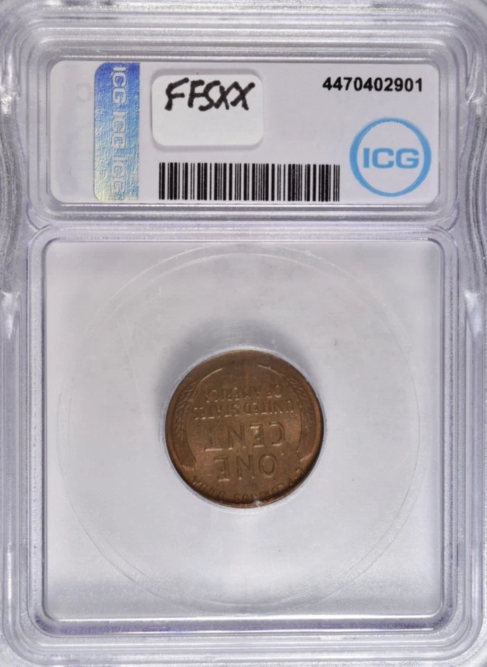 1922-D LINCOLN CENT ~ RED & BROWN ~ ICG MS63 RB! - Image 2 of 4