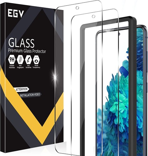 Protector de pantalla de vidrio templado 3 piezas para Samsung S21 fe S20 Plus A73 A72 - Imagen 26 de 31