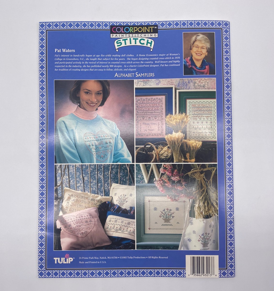 Colorpoint Paintstitching Alphabet Samplers Tulip 93213