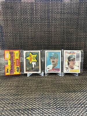 1989 Topps  Rak Pak With BOGGS and CANSECO Showing On Front. Never Opened.  B100