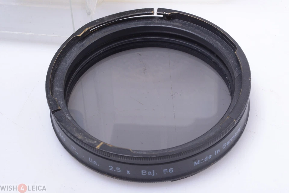✅ HELIOPAN ZEISS CONTAREX LIN. POL, POLARIZING FILTER B56 PLANAR SONNAR DISTAGON - Image 2 of 3
