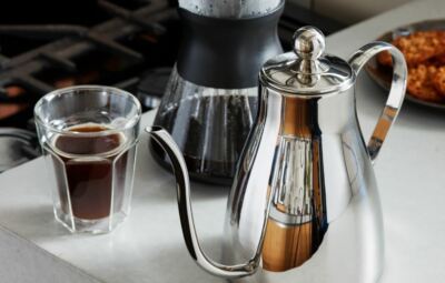 Bredemeijer Leopold Vienna 1.3 Quart Gooseneck Water Kettle | Polished Stainl...