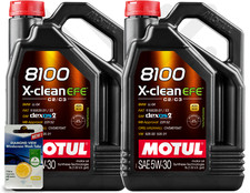 Motul 8100 X-Clean EFE 5W-30 Engine Oil 10 Litre 10L (2 X 5L)  + SCREENWASH TAB