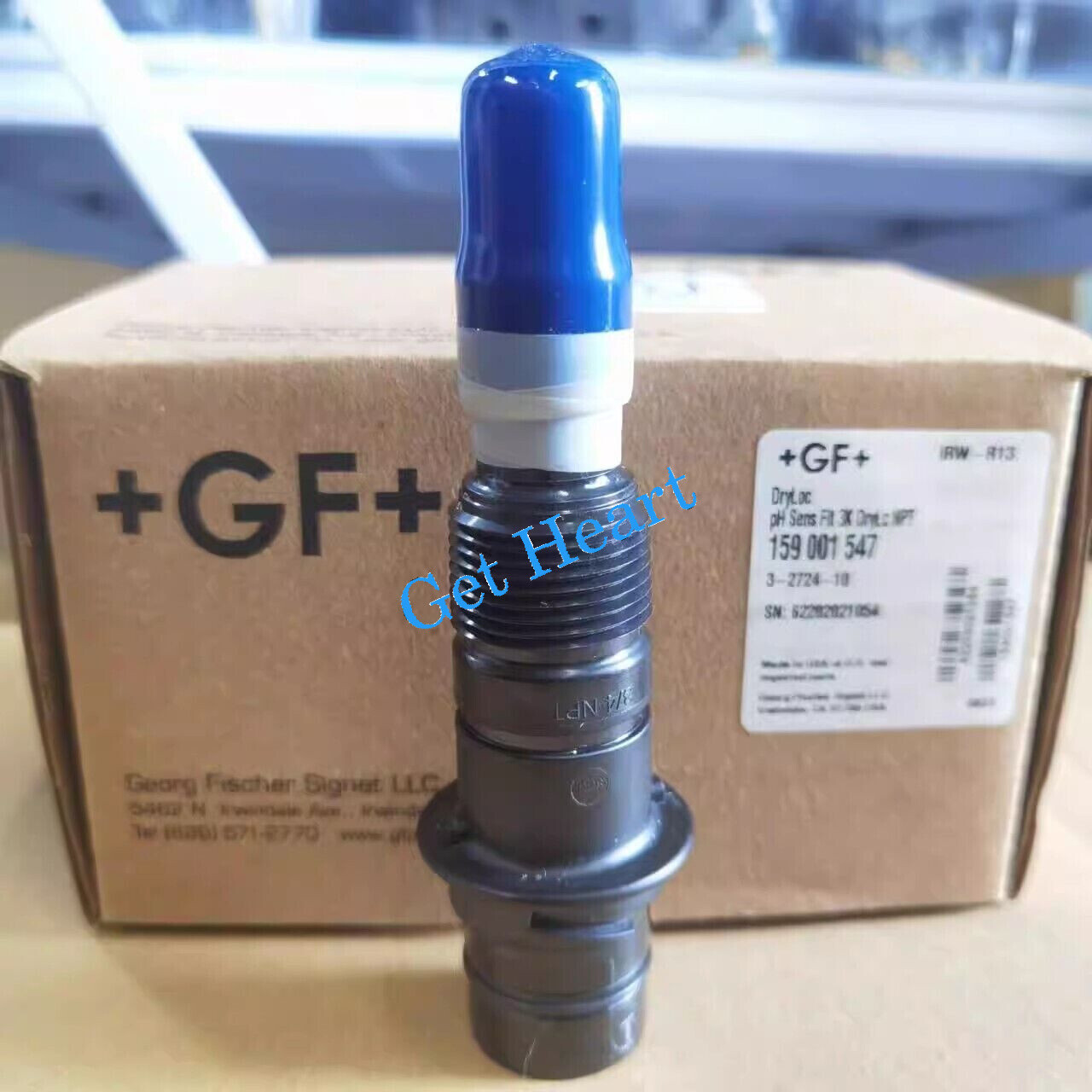 New +GF+ 3-2724-10 PH/ORP Electrode Sensor Probe Expedited Shipping #A6-37