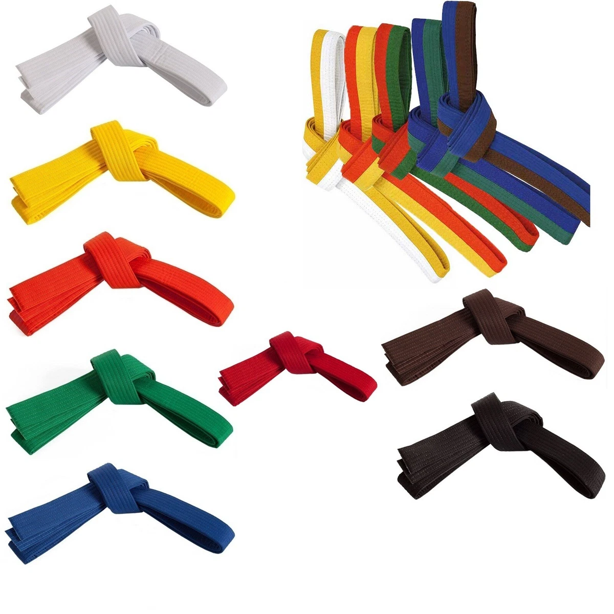 Cintura Bianca Arti Marziali - Judo, Jujitsu, Karate, Aikido, Jiu Jitsu BJJ - Nuova