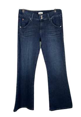 Hudson Women s Jeans Collin 29 Bootcut Crop Color Alexa (Dark Blue) Denim
