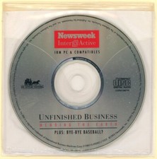 Newsweek Interactive: Unfinished Business - Mending the Earth - New 1993 CD-ROM
