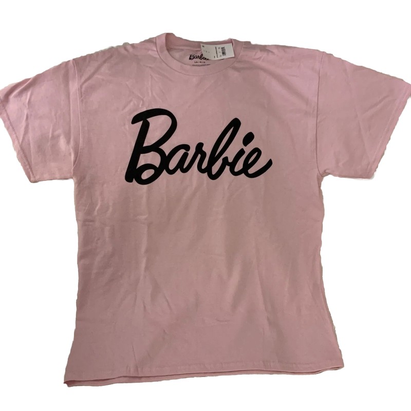 Barbie Pink Graphic Tee Shirt Adult Sz  L-Unisex New w Tags