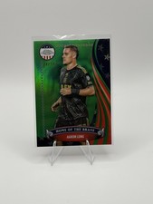 2024 Topps Chrome MLS #BR-11 Aaron Long The Brave Green Refractor #/99