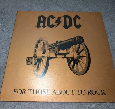 AC/DC For Those About To Rock (We Salute You) Vinyl LP 1981 Record SD-11111