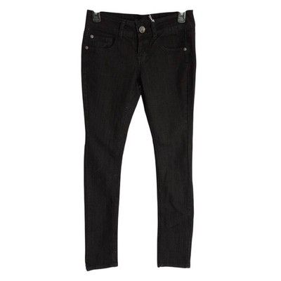 Imperial Star NEW Y2K Black Low-Rise Skinny Jeans Junior's 1/W26'' EMO SCENE KID