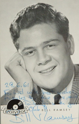Autogramm deutscher Schlagersänger Film Schauspieler Bill Ramsey (143559)