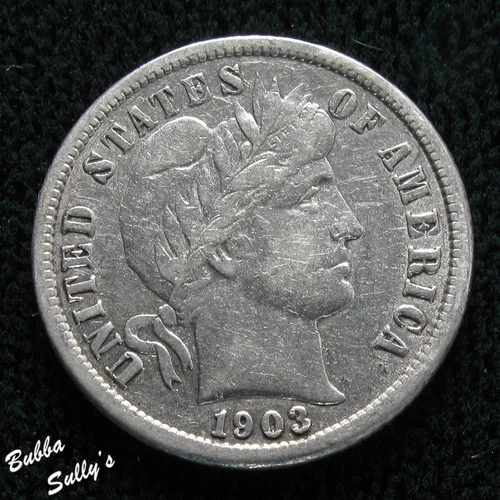 1903-O Barber Dime — photo from another recent sale