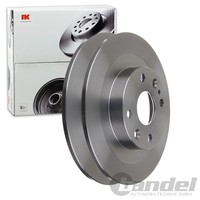 2X NK Bremsscheiben 251Mm Voll Hinten Passend FÜR Mazda 323 MX-3 MX-5 | 203231