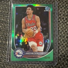 2025-26  Bowman Jared McCain Green SSP /99