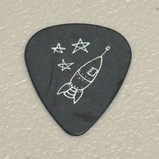 Simple Plan Jeff Stinco Signature Rocket Ship Guitar Pick 2012 Tour Plectrum