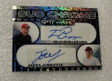 2025 LEAF OPTICHROME TRAVIS BAZZANA / LAVIOLETTE RC DUO AUTO 8/10 HOT Indians !