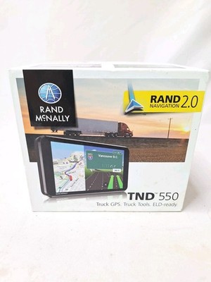 Rand McNally TND 550 5-inch GPS Truck Navigator Routing and Rand Navigation 2.0