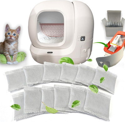 12-Pack Activated Charcoal Filters for Puramax Self-Cleaning Cat Litter Box