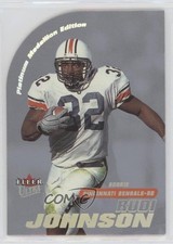2001 Fleer Ultra Rookie Platinum Medallion 10/25 Rudi Johnson #277P 3c7