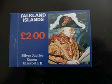 Falkland Islands Silver Jubilee Queen Elizabeth II £2.00 Stamp Booklet 1977 MNH