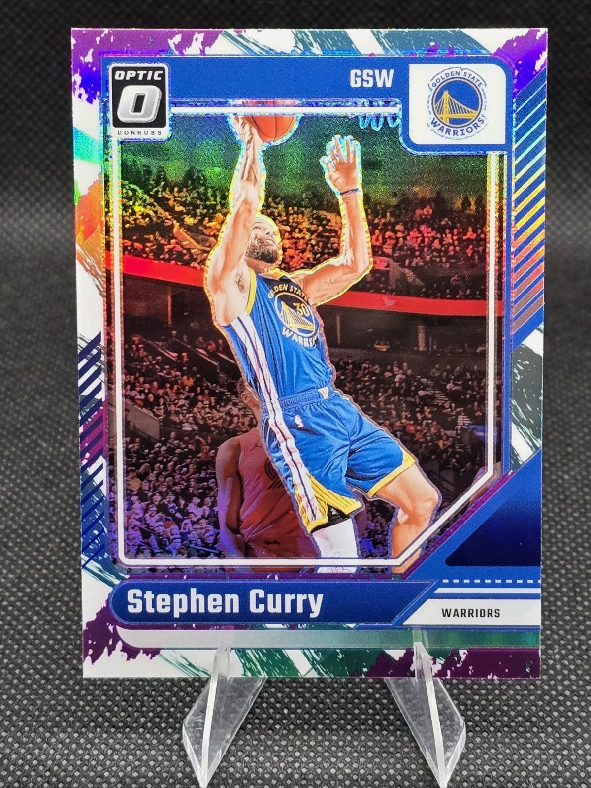 2024-25 Panini Donruss Optic-Stephen Curry #155 Jazz Prizm Golden State Warriors