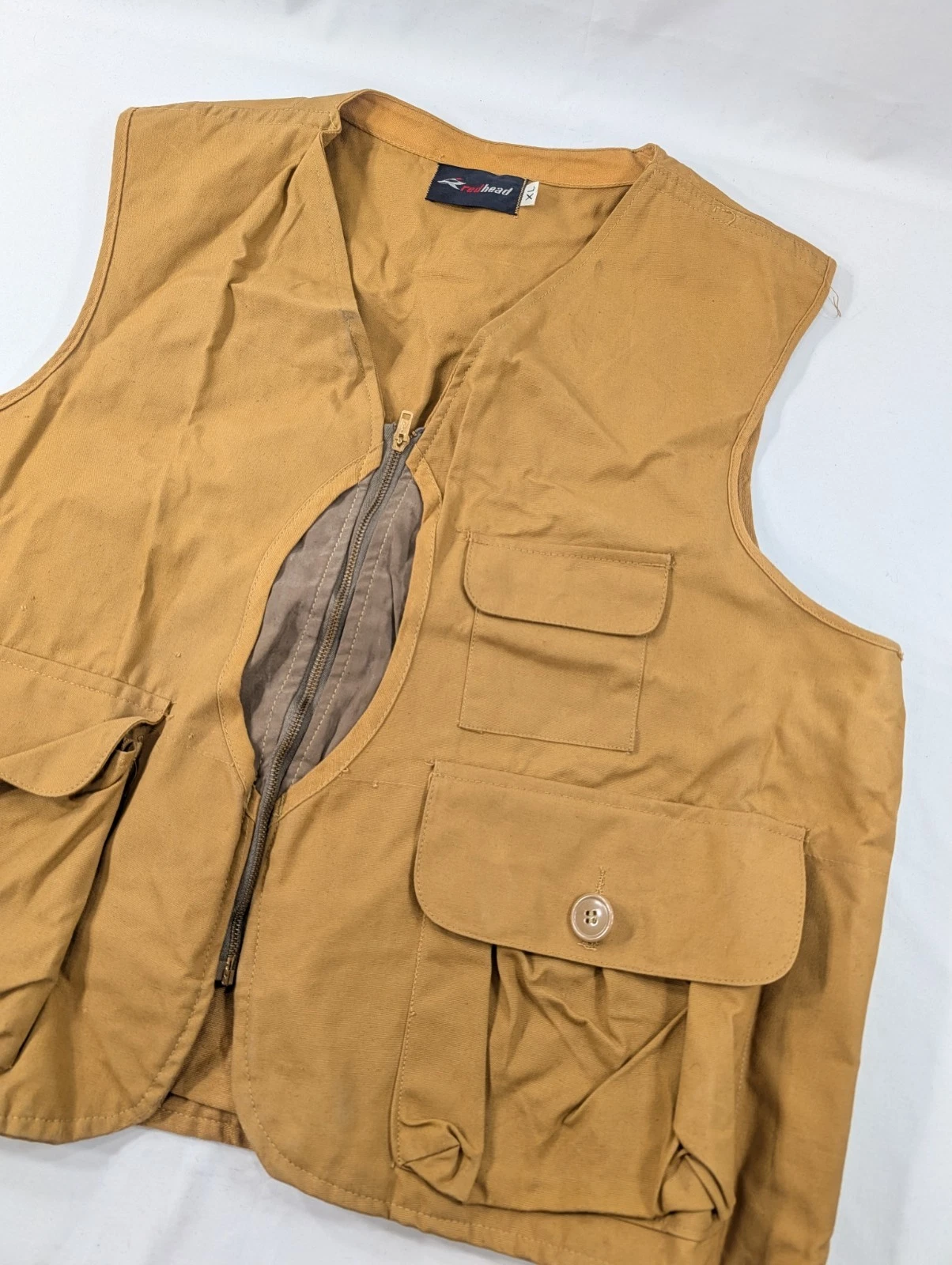 Vintage RedHead Vest XL Canvas Cargo Safari Utility Hunting Hiking Bird Pocket
Opens in a new window