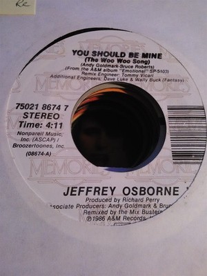 Jeffery Osborne, You Should Be Mine / We're Going All The Way ~ NM A&M 45