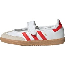 Adidas Originals Samba Jane Low Top Kids Lifestyle Shoes White Red Teenagers