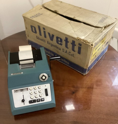 #ad OLIVETTI SUMMA PRIMA 20. ADDING MACHINE. MADE IN ARGENTINA 60s. SERVICED $380.00