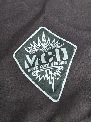 ［＿］ MCD More Core Division Black & Grey Polyester Board Shorts Size 30