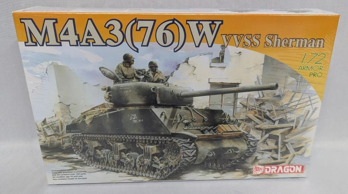 Dragon Model 7273 Sherman M4A1 Normandy 1/72