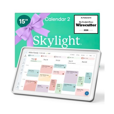 Skylight Calendar 2 - 15-inch Full HD Touchscreen Digital Calendar, Featured ...