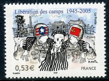 TIMBRE FRANCE N° 3781 (LIBERATION DES CAMPS) - NEUFS** - ANNEE 2005