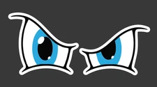 Eyes Vinyl Decal Car Truck SUV Laptop Eyes Sticker Multiple Color Options!