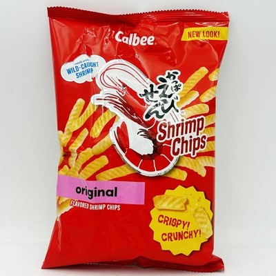 Calbee Shrimp Chips Baked, Original 4 oz