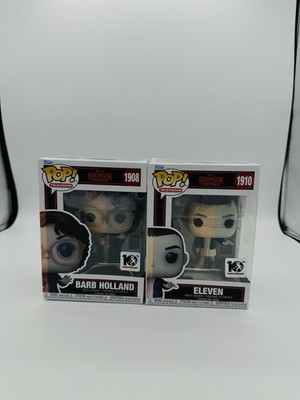 Funko Pop! Stranger Things Barb Holland #1908 & Eleven #1910 10th Anniversary
