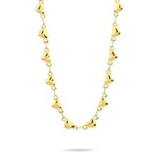 Collana da Donna Mya Boccadamo in Acciaio Dorato con Cuori PG GR25