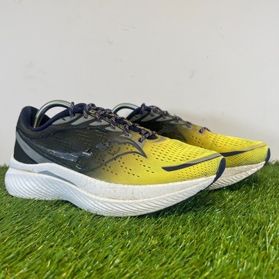 Saucony Turnschuhe Größe 9 Herren gelb schwarz Endorphin Speed 3 Walking Laufschuhe