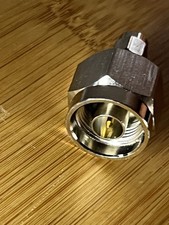 Lots of 10 Type N Male to SMA Male adapter. Nickel plated.