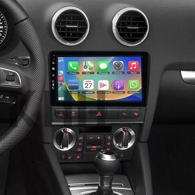 Android 13 Für AUDI A3 8P 2003-2013 Autoradio GPS Navi WIFI Wireless Carplay 64G