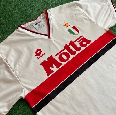 Vintage Lotto AC Milan 1993/94 Away Football Kit (S) | eBay