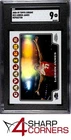 2008 TOPPS CHROME REFRACTOR #23 LEBRON JAMES CHALK TOSS POP 3 SGC 9