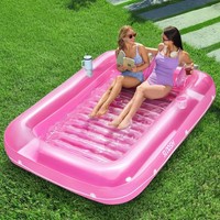 Aufblasbarer Sonnenpool Luftmatratze Mit Abnehmbarem Kissen FüR Erwachsene