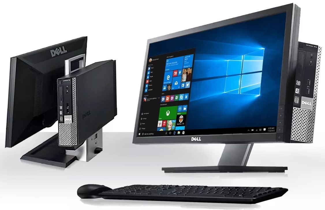 DELL OPTIPLEX SFF 24 INCH AIO COMPUTER CORE i3 DVD 16GB RAM 3TB HDD WIN 10