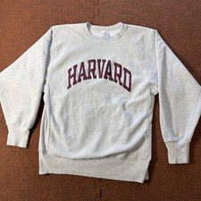 Vintage Champion Reverse Weave Harvard Sweatshirt XL Made in USA Ivory League