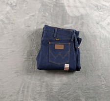 VTG Wrangler Jeans Men 36x36 Blue 13MWZ Rodeo Cowboy Cut USA 90s Deadstock READ